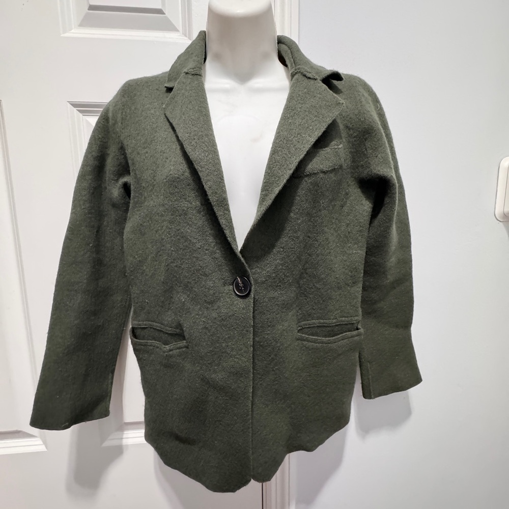 Anthropologie size XS wool/ cotton blazer